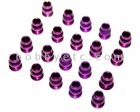 Hot Racing Purple Aluminum Hollow Ball Set (20) for Axial AX10, SCX10, Yeti, Scorpion HRASCP160B07