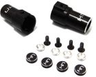 Hot Racing SCX2201 Black Aluminum Rear Axle Lock-Out Scx-10
