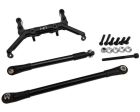 Hot Racing SCXT24AM01 Black Aluminum On Axle Servo Mount SCX 2