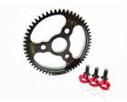 Hot Racing SJT257 Steel Spur Gear (57t 0.8 Mod)(Red) - Traxxas