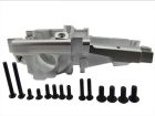 Hot Racing SUM1308 Secure Lock Rear Bulkhead 1/10 Summit Silver