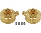 Hot Racing SXTF21XH EXTRA HEAVY BRASS FRONT STEERING KNUCKLE SCX24