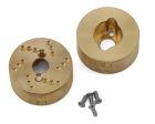 Hot Racing SXTF22H BRASS REAR HUB 15.5G AX24 SCX24