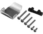 Hot Racing SXTF331CF Stainless Steel Front or Rear Axle Skid Plate SCX24