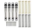 Hot Racing SXTF428LT Aluminum Threaded Long Travel Shocks Axial SCX24