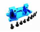 Hot Racing TE1008 Blue Aluminum Front Bulkhead Set Ru St