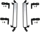 Hot Racing TRXF33DP01 Aluminum Diamond Rock Rail Side Step (2) - TRX-4