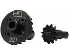 Hot Racing TRXM9222 Steel Helical Diff Ring/Pinion Overderdrive (12/22) TRX-4M