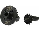 Hot Racing TRXM9224 Steel Helical Diff Ring/Pinion Stock (12/24) TRX-4M