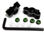 Traxxas 1/16 Revo Summit Aluminum Knuckles - Green Screw by Hot Racing VXS21G01