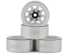 Injora YQW-1004WH 1.0" Deep Dish Stamped Steel Micro Rock Crawler Beadlock Wheels