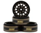Injora YQW-1301BGD 1.3" D-Slot Brass Micro Rock Crawler Beadlock Wheels