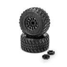 J Concepts 4075-39812 Switchback - platinum compound (pre-mounted on #3456 Shuttle wheel for Traxxas Rustler / Rustler 4x4