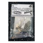 Team KNK SPVAR2 60 Piece 3mm Aluminum Spacer Variety Pack - Black