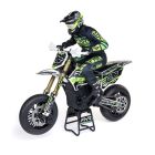 Losi -2272 Promoto-SM 1/4 Super Moto Motorcycle, FXR, White: RTR Basic