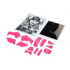 Losi -2302 Pink Plastics w/Wraps: PM-MX/SM