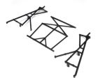 Losi B2579 Rear Top & Side Cage Set for 5ive-T 