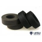 LSUS-1216 Tractor Truck Tires with inserts (30mm, 2 TIRES )  [LESU]
