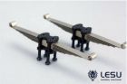 LSUX-8012 Leaf Spring & Mount Set (1 Pair) for Tamiya 1/14 Tractor Trucks Front Non-Driven Axle LESU