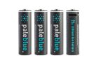 Pale Blue PBAAC Pale Blue Lithium Ion Rechargeable AA Batteries 4pk