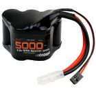 Power Hobby 1541 6V 5000mAh 5-Cell Hump Receiver NiMH RX Battery 1/5 Scale