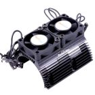 Power Hobby PH1289BLACK Power Hobby Heat Sink w/ Twin Tornado High Speed Fans for 1/8 Motors Black