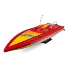Pro Boat -2171T2 Sonicwake 36" V3, Self-Righting V-Hull Boat RTR, Red Hull