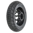 Proline Racing 1024310 Hot Lap S3 Motorcycle Rear Tire Mounted on Black Supermoto Wheel for Promoto-MX Rear