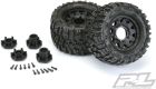 Proline 1170-10 Trencher 2.8 All Terrain Tires Mounted On Raid Black Wheels