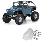 Proline Racing 364400 2004 Jeep LJ Clear Body with Trail Cage & Scale Molded Accessories for 12.3" (313mm) Wheelbase Scale Crawlers