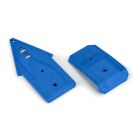 Proline Racing 639506 Bash Armor F/R Skid Plates (Blue) for ARRMA 3S Vehicles