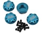 Protek RC 2037 17mm Captured & Knurled Magnetic Wheel Nuts (4) (Blue)