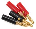 ProTek RC PTK-5003 4.0mm Gold Plated Banana Plugs (2 Red/2 Black)