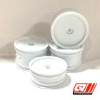 Quasi Speed QS-1612WH White 2.2 Wheel Set (12mm Hex / B6)