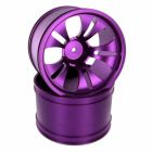 Redcat 108839 Purple Anodized Aluminum 2.8 Monster Truck Wheels (2) Volcano EPX