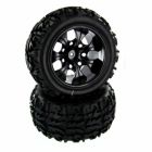 Redcat 20126 Mounted Tire & Wheel Set, Complete (2) Volcano S30 EPX PRO 2 Pcs