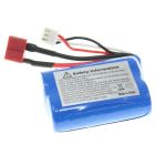 Redcat Battery Pack (Type 18500 , Li-ion 7.4V,1300mAH),W/T-Plug (Upgraded Part for Brushless Truck)