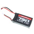 Redcat RER31100 2 cell 7.4v 750mah Lipo Battery w/ JST connector  (1pc) for ASCENT 18