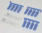 RPM 73395 Rod Ends for Long Shank 4-40 12 Blue