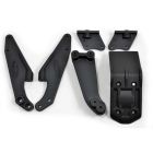 RPM Products 81592 HD v2 Wing Mounts - Black: ARRMA Kraton 6S EXB v2