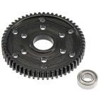 Robinson Racing RRP1549 Black Steel, 56T Stock Replacement 32P Gear, For Axial Scx10, And Smt10