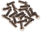 RC4WD Z-S0663 Miniature Scale Hex Bolts M2.5x6mm Silver
