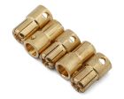 SAMIX BP65-005M 6.5mm High Current Bullet Plug Connectors (5 Male)