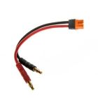 Spektrum XCA315 Adapter IC3 Battery 4mm Male Bullets 6 13AWG