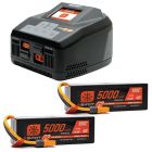 Spektrum XPSS850 Smart Powerstage 8S Surface Bundle:  (2) G2 5000mAh 4S LiPo IC5 & S2100 Charger