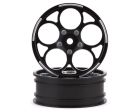 SSD RC 00473 5 Hole Aluminum Front 2.2? Drag Racing Wheels (Black) (2)