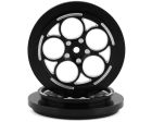 SSD RC 00547 SSD RC 5 Hole 2.2/2.7" Narrow Front Drag Wheels (Black) (2)