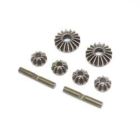 Team Losi Racing TLR232129 Diff Gear & Cross Pin Set, Metal: 22X-4