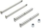 Team Losi Racing TLR234098 Front Hinge Pin and King Pin Set, Polished: All 22