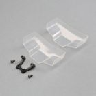Team Losi Racing TLR330010 Low Front Wing, Clear, with Mount (2)
